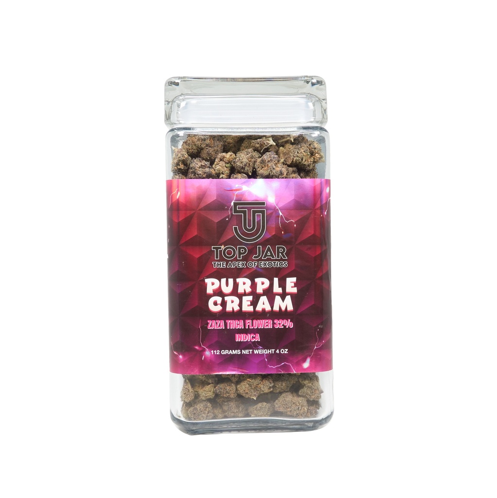Purple Cream - Top Jar Flower 4oz