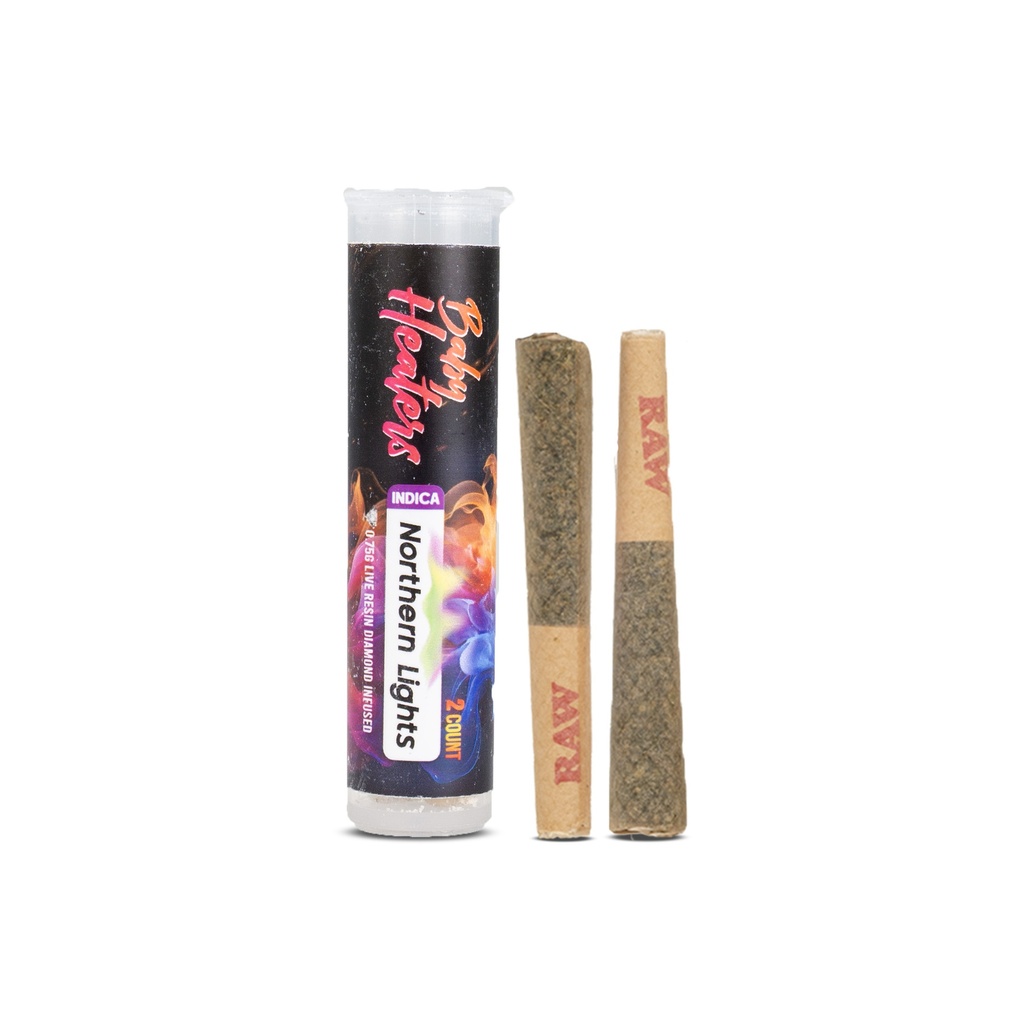 Northern Lights - Baby Heaters Pre-Roll 0.75g/2Ct 